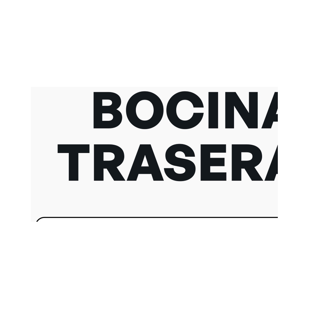 Bocina Tornasol